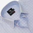 Checks Light Blue Shirt : Business