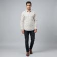 Print Khakhi Shirt : Slim