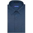 Print Navy Blue Shirt : Slim