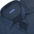 Print Navy Blue Shirt : Slim