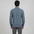 Stripes Blue Shirt : Business