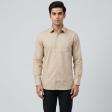 Plain Fawn Shirt : Business