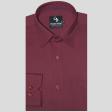 Plain Maroon Shirt : Business