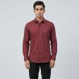 Plain Maroon Shirt : Business