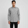 Checks Gray Shirt : Business