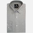 Checks Gray Shirt : Business