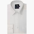 Self Design White Shirt : Business