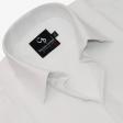 Self Design White Shirt : Business