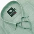 Self Design Pista Shirt : Business