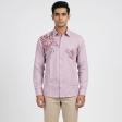 Handpainted Mauve Shirt : Ditto