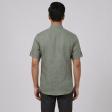 Plain Bottle Green Shirt : Ditto