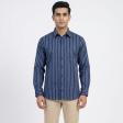 Stripes Navy Blue Shirt : Business