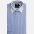 Stripes Light Blue Shirt : Business