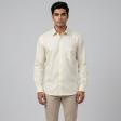 Plain Cream Shirt : Business