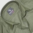 Plain Bottle Green Shirt : Business