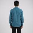 Plain Peacock Green Shirt : Business