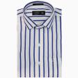 Stripes Dark Blue Shirt : Business