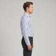 Stripes Dark Blue Shirt : Business