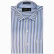 Stripes Light Blue Shirt : Business