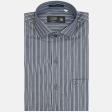 Stripes Dark Blue Shirt : Business