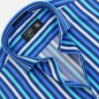 Stripes Dark Blue Shirt : Business