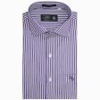 Stripes Purple Shirt : Business