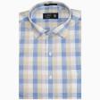 Checks Light Blue Shirt : Business