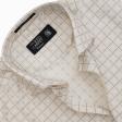 Checks Cream Shirt : Business