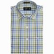 Checks Green Shirt : Business