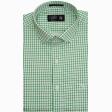 Checks Green Shirt : Business
