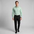Checks Green Shirt : Business