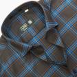 Checks Dark Blue Shirt : Business