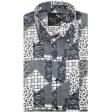 Print Gray Shirt : Party