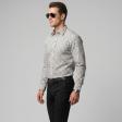 Print Blue Shirt : Party