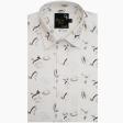 Print Gray Shirt : Party