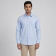 Plain Light Blue Shirt : Business