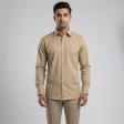 Plain Fawn Shirt : Business