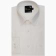 Self Design White Shirt : Business