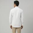 Self Design White Shirt : Business