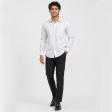 Self Design White Shirt : Business