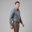 Self Design Brown Shirt : Business