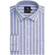 Stripes Blue Shirt : Business