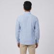 Stripes Blue Shirt : Business