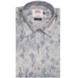 Print Blue Shirt : Ditto