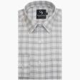 Checks Gray Shirt : Business