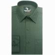 Checks Green Shirt : Business