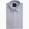 Checks Blue Shirt : Business