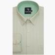 Self Design Light Green Shirt : Business