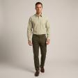 Self Design Light Green Shirt : Business