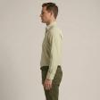 Self Design Light Green Shirt : Business